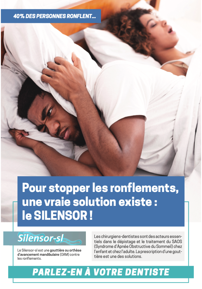 Affiche de sensibilisation Silensor-sl pour salle d'attente